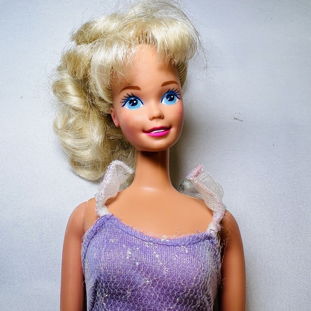 Ballerina Barbie Fashion Doll Mattel 90's Ballet Purple Lavender Vintage No Tutu
